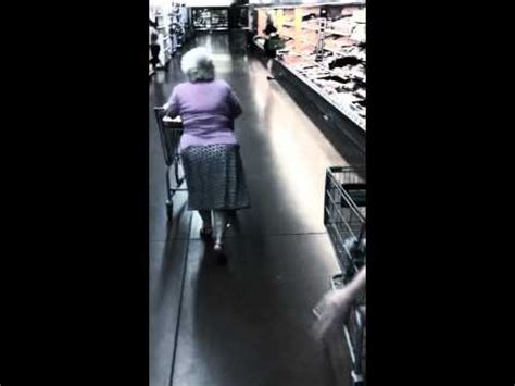 old lady spanked